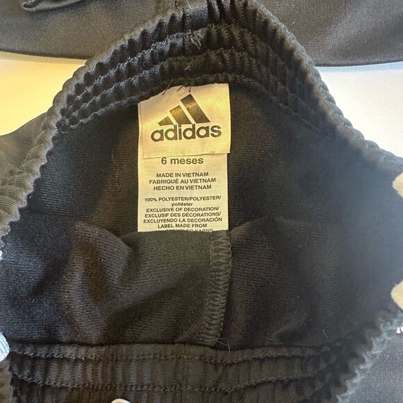 Adidas baby matching jogger track suit set: pants and zip jacket: size 6 months - Picture 2 of 7
